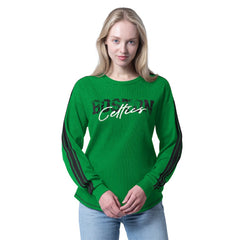 NBA - Boston Celtics G-III 4Her by Carl Banks Women's Advantage Tri-Blend Long Sleeve T-Shirt - Kelly Green