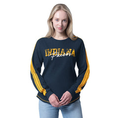 NBA - Indiana Pacers G-III 4Her by Carl Banks Women's Advantage Tri-Blend Long Sleeve T-Shirt - Navy