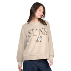 NBA - Phoenix Suns G-III 4Her by Carl Banks Women's Oversized Vet II Sweatshirt - Natural