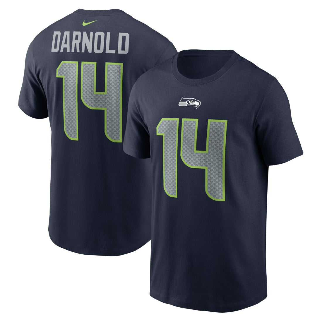 Sam Darnold Seattle Seahawks Name & Number T-Shirt College Navy - Nike