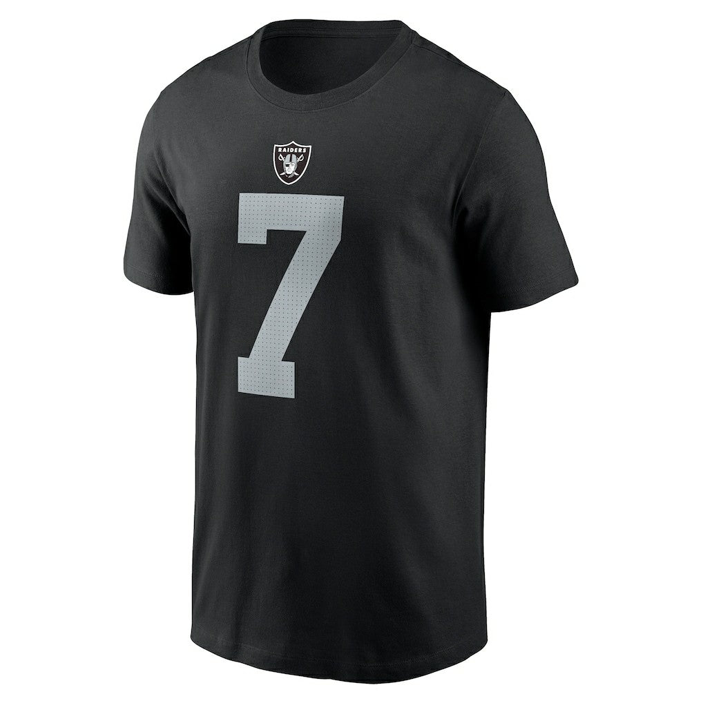 Geno Smith Las Vegas Raiders Name & Number T-Shirt Black - Nike