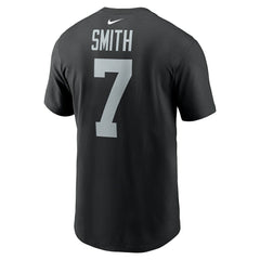 Geno Smith Las Vegas Raiders Name & Number T-Shirt Black - Nike