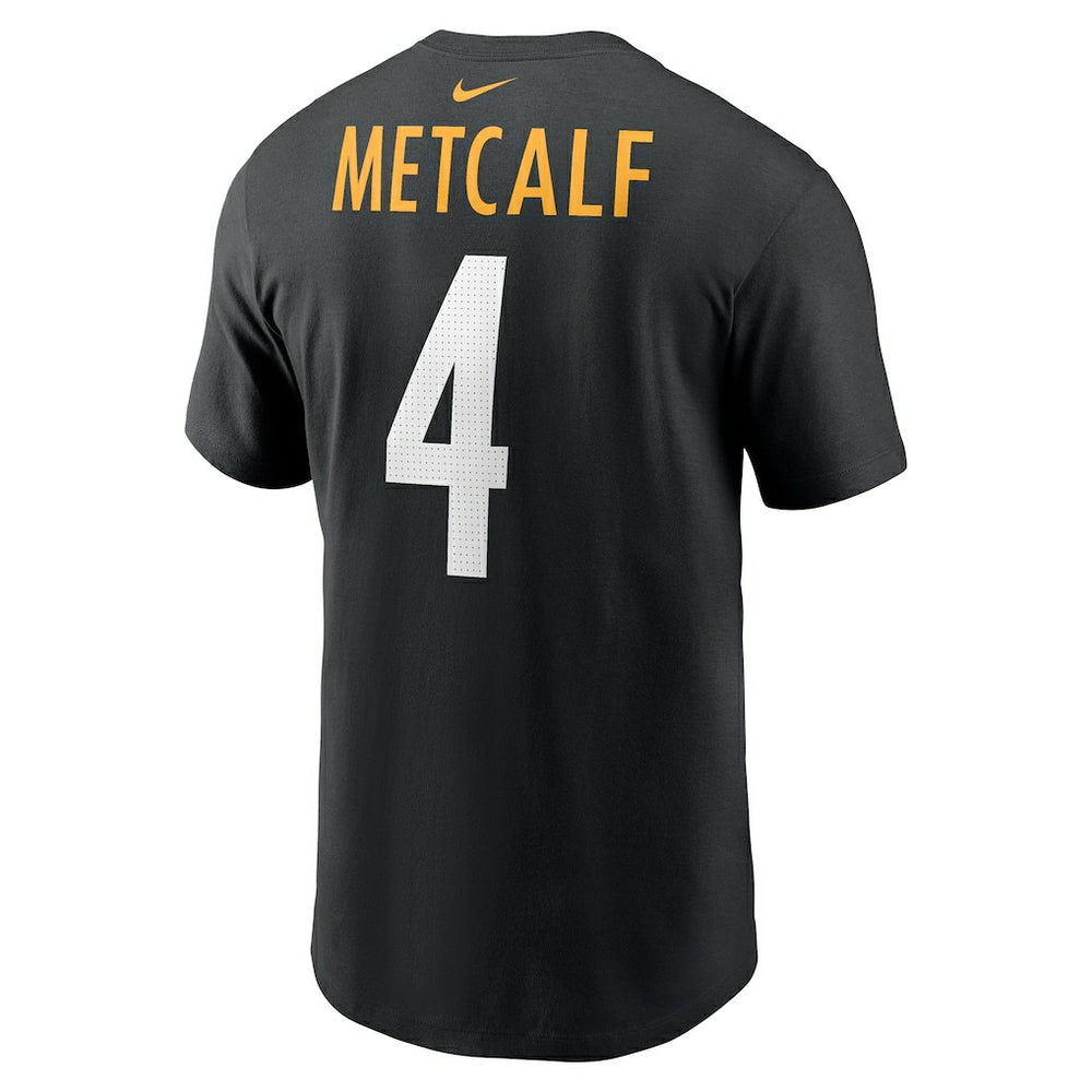 DK Metcalf Pittsburgh Steelers Name & Number T-Shirt Black - Nike