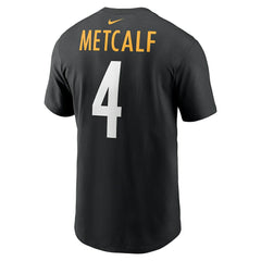 DK Metcalf Pittsburgh Steelers Name & Number T-Shirt Black - Nike
