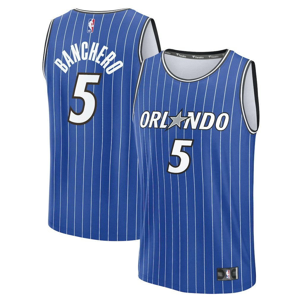 Fanatics - Paolo Banchero Orlando Magic Fast Break Replica Player Jersey - Icon Edition - Blue