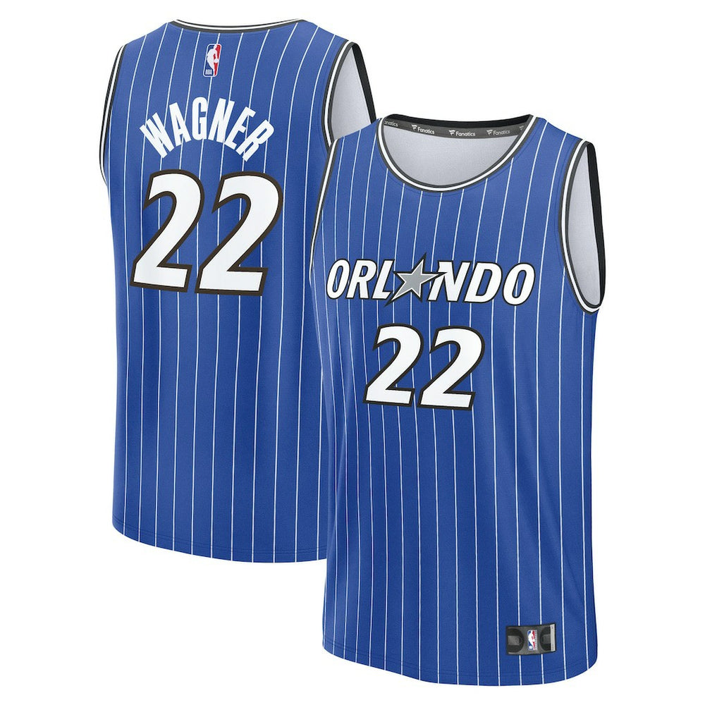 Fanatics - Franz Wagner Orlando Magic Youth Fast Break Replica Player Jersey - Icon Edition - Blue