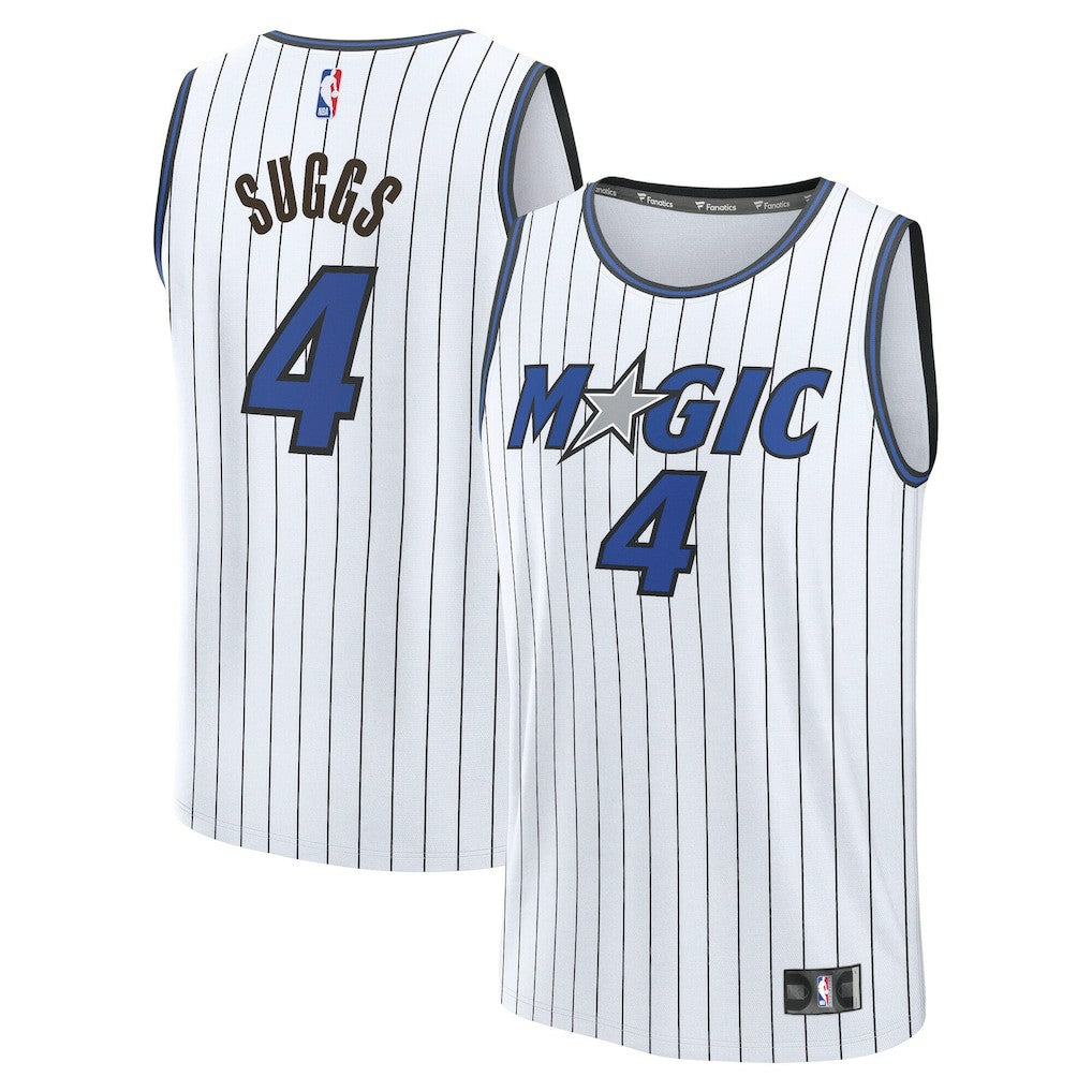 Jalen Suggs Orlando Magic Fast Break Replica Jersey - White - Association Edition | NBA Jerseys
