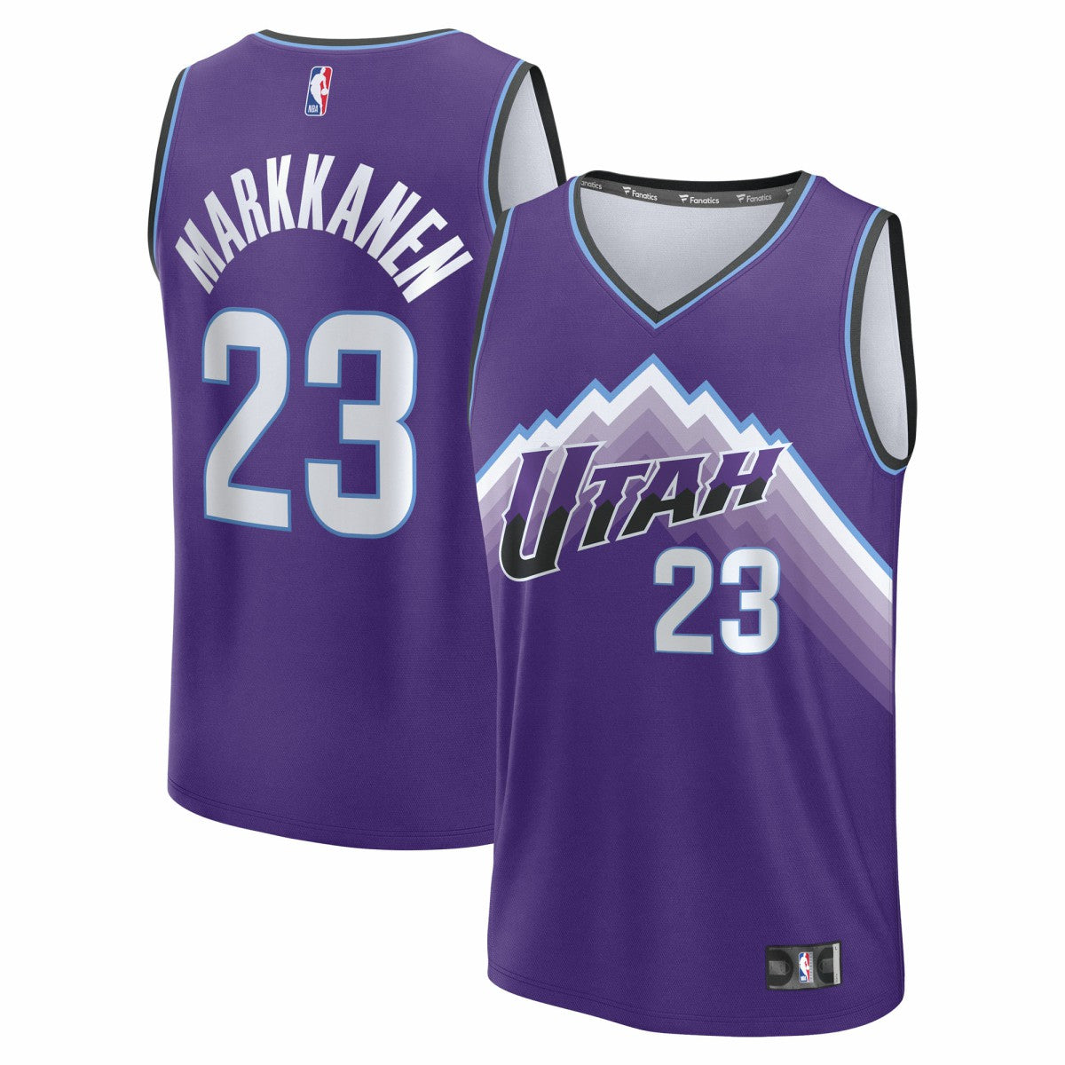 Fanatics - Lauri Markkanen Utah Jazz Youth Fast Break Replica Jersey - Icon Edition - Purple
