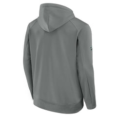 Edmonton Oilers - Fanatics 2025 Stanley Cup Playoffs Authentic Pro Rink Fly Fleece Pullover Hoodie Gray