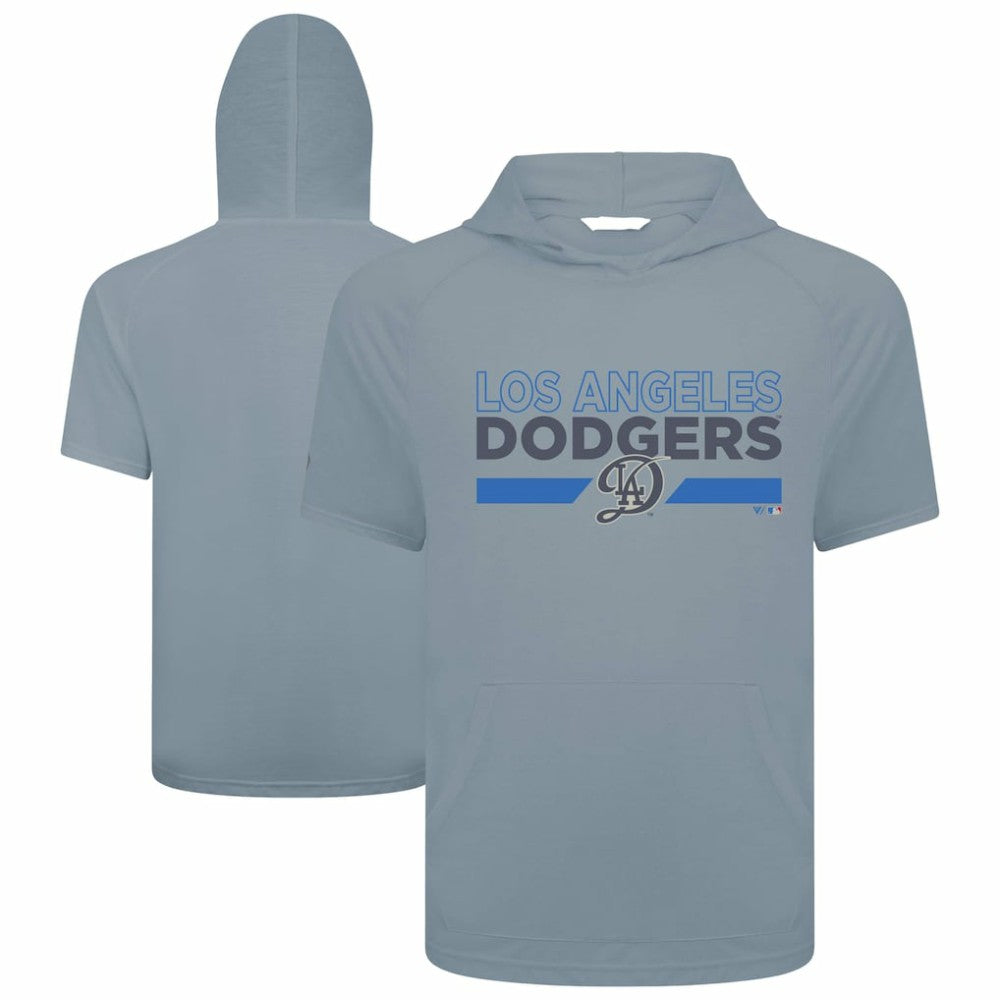 Los Angeles Dodgers Levelwear City Connect Phase No Hitter Short Sleeve Pullover Hoodie Sale