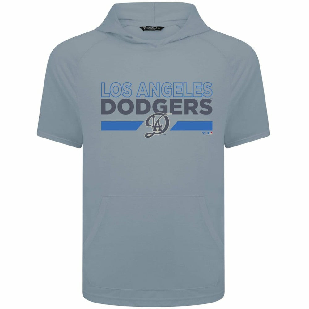 Los Angeles Dodgers Levelwear City Connect Phase No Hitter Short Sleeve Pullover Hoodie Sale