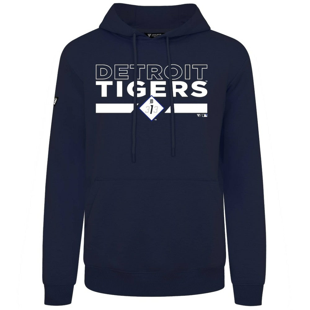 Detroit Tigers Levelwear City Connect Podium No Hitter Pullover Hoodie On Sale