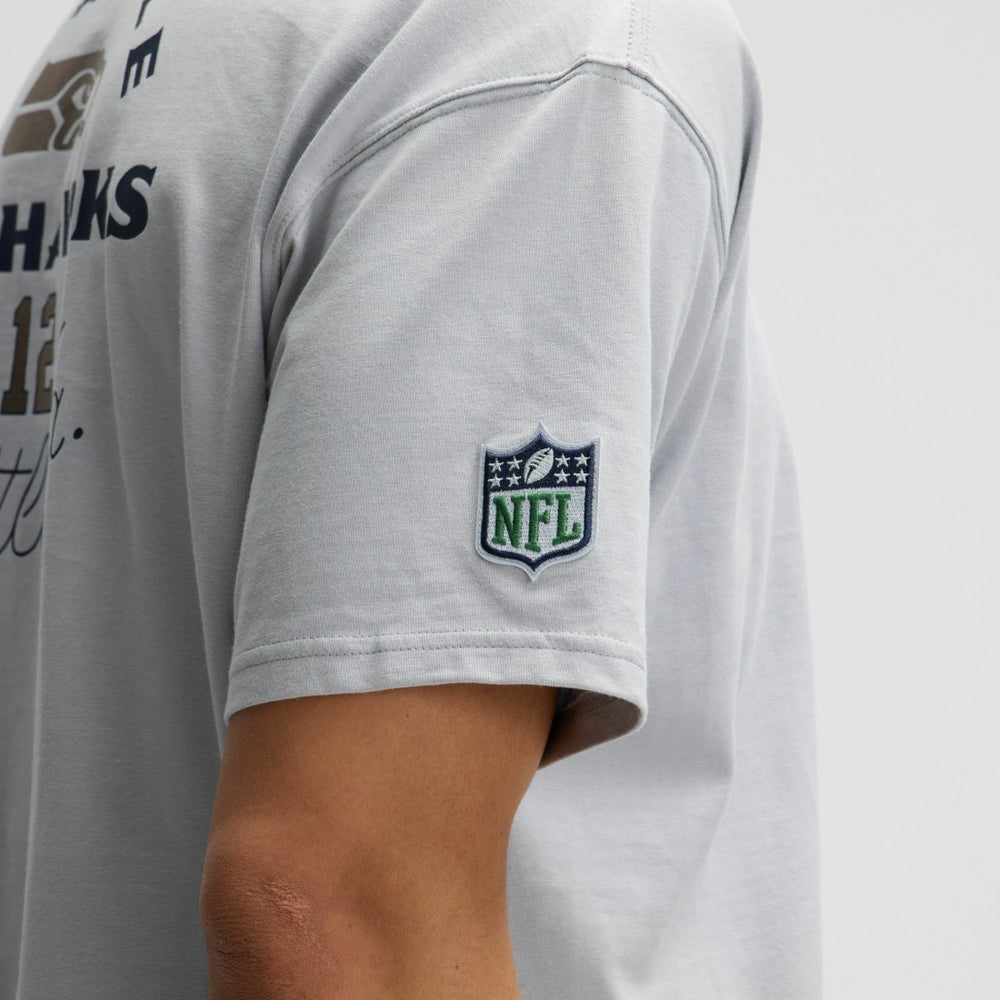 Seattle Seahawks 2025 Rivalries Collection Essential Max90 T-Shirt Wolf Gray - Nike