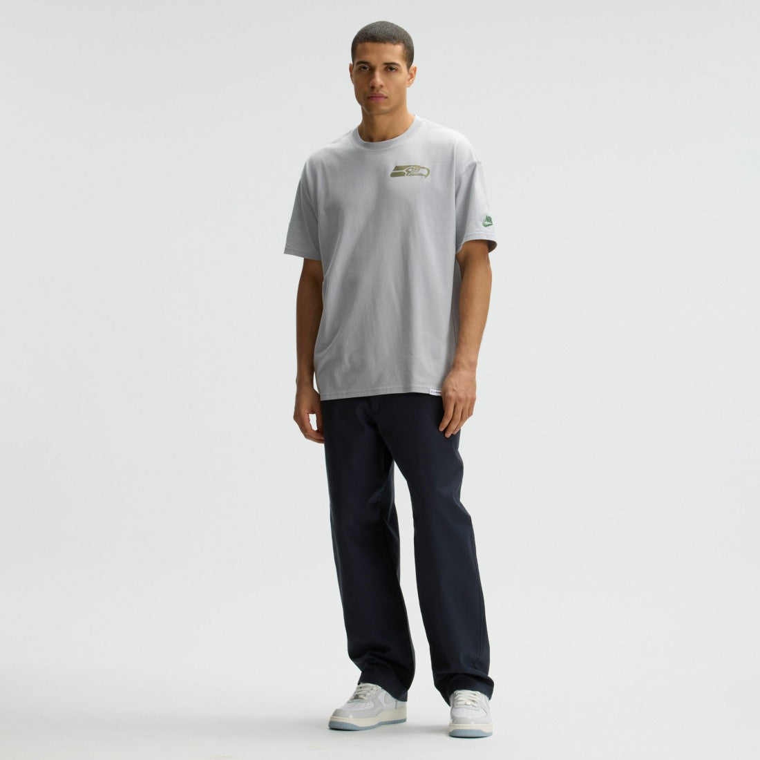 Seattle Seahawks 2025 Rivalries Collection Essential Max90 T-Shirt Wolf Gray - Nike