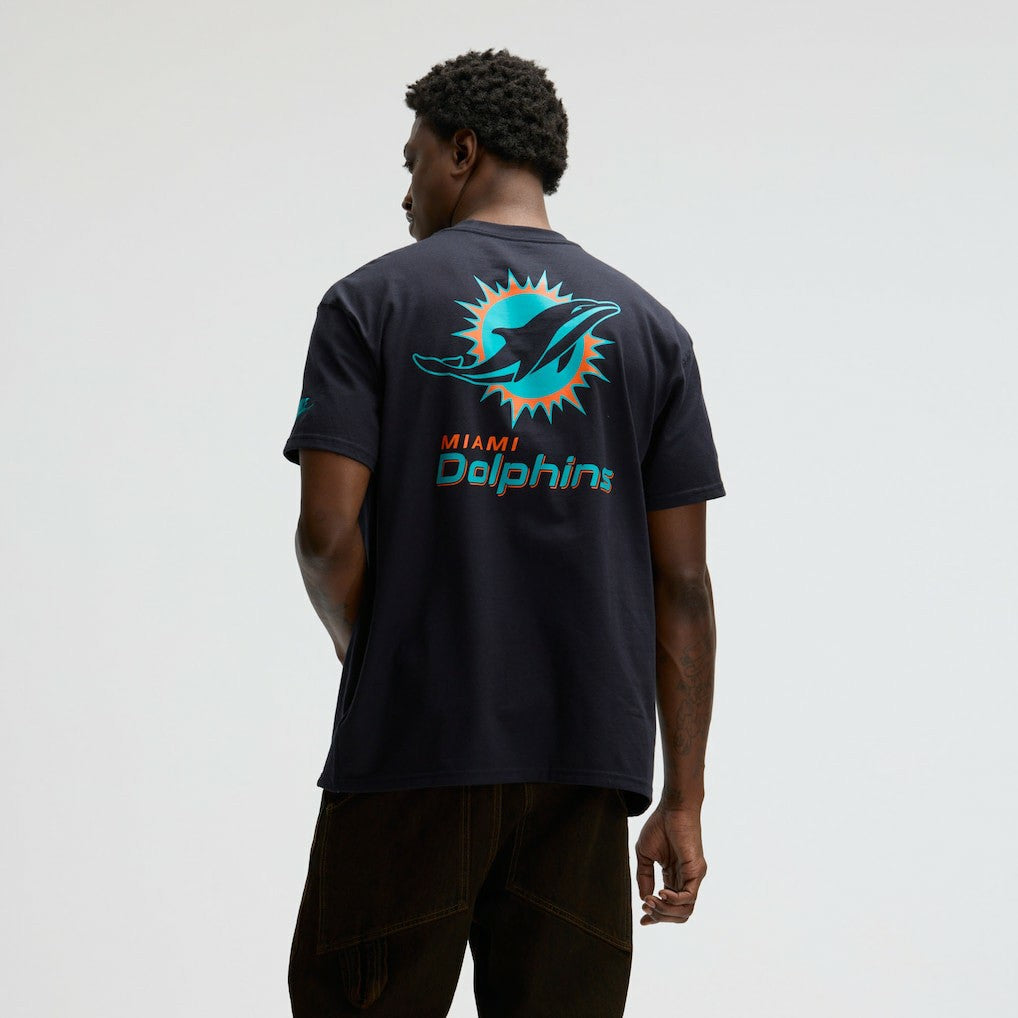 Miami Dolphins 2025 Rivalries Collection Essential Max90 T-Shirt Pitch Blue - Nike