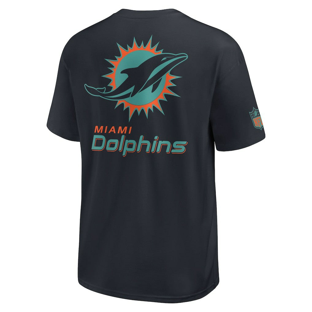 Miami Dolphins 2025 Rivalries Collection Essential Max90 T-Shirt Pitch Blue - Nike
