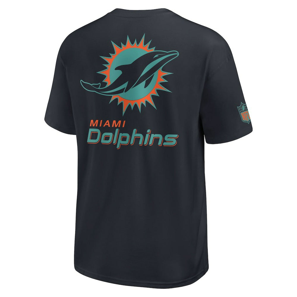 Miami Dolphins 2025 Rivalries Collection Essential Max90 T-Shirt Pitch Blue - Nike