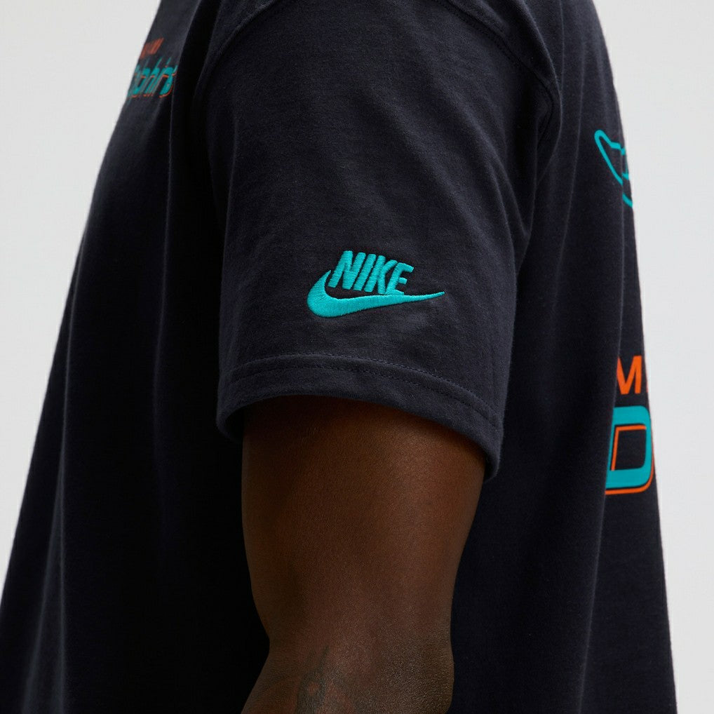 Miami Dolphins 2025 Rivalries Collection Essential Max90 T-Shirt Pitch Blue - Nike