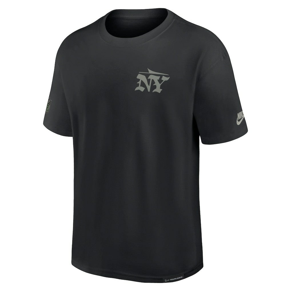 New York Jets 2025 Rivalries Collection Essential Max90 T-Shirt Black - Nike