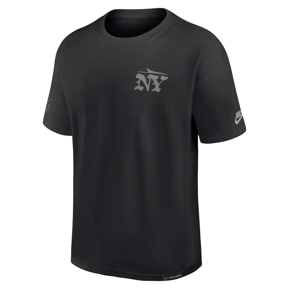 New York Jets 2025 Rivalries Collection Essential Max90 T-Shirt Black - Nike
