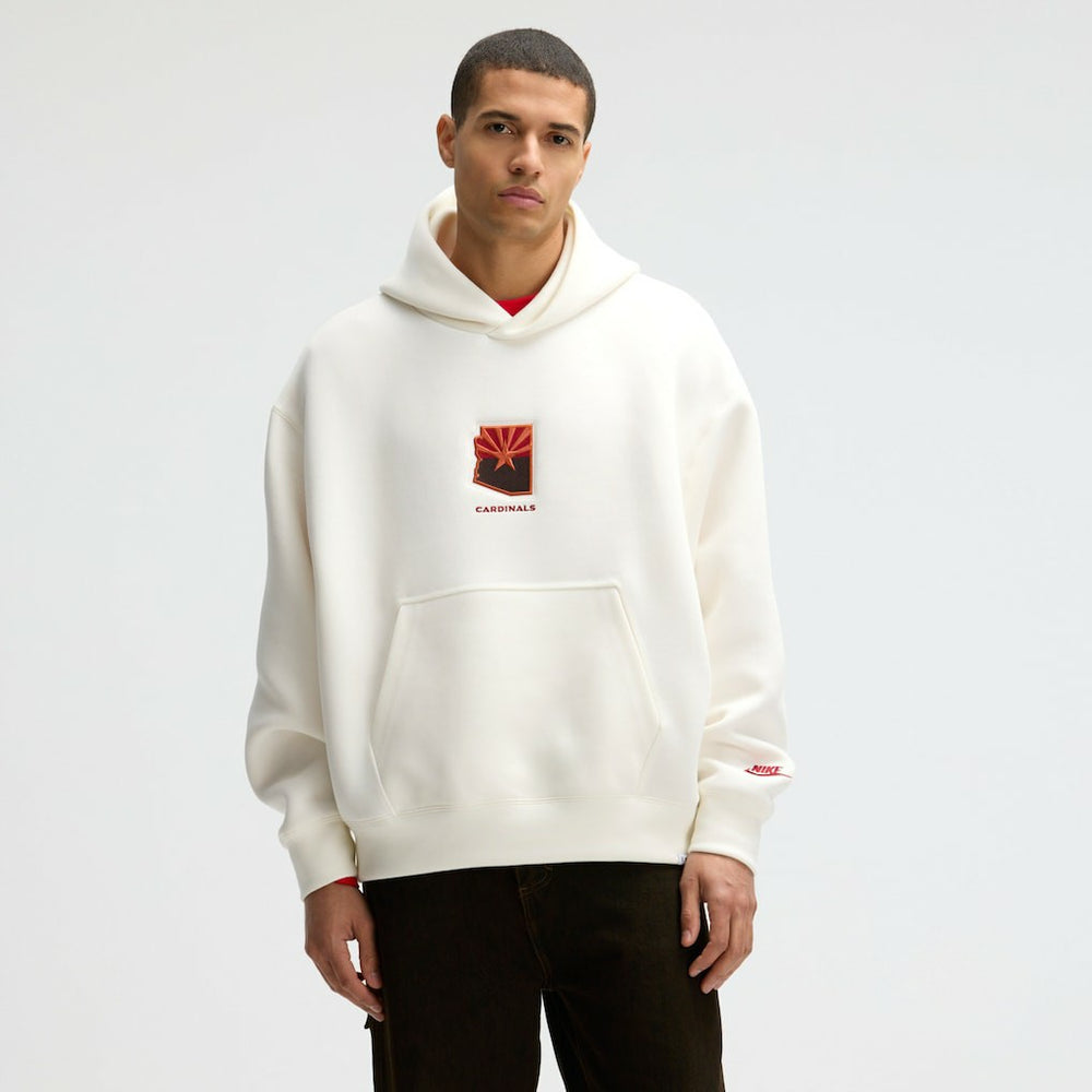 Arizona Cardinals 2025 Rivalries Collection Oversized Tech Fleece Hoodie Natural - Nike