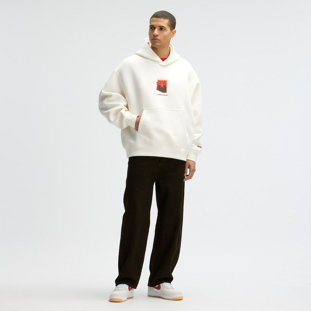 Arizona Cardinals 2025 Rivalries Collection Oversized Tech Fleece Hoodie Natural - Nike