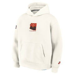 Arizona Cardinals 2025 Rivalries Collection Oversized Tech Fleece Hoodie Natural - Nike