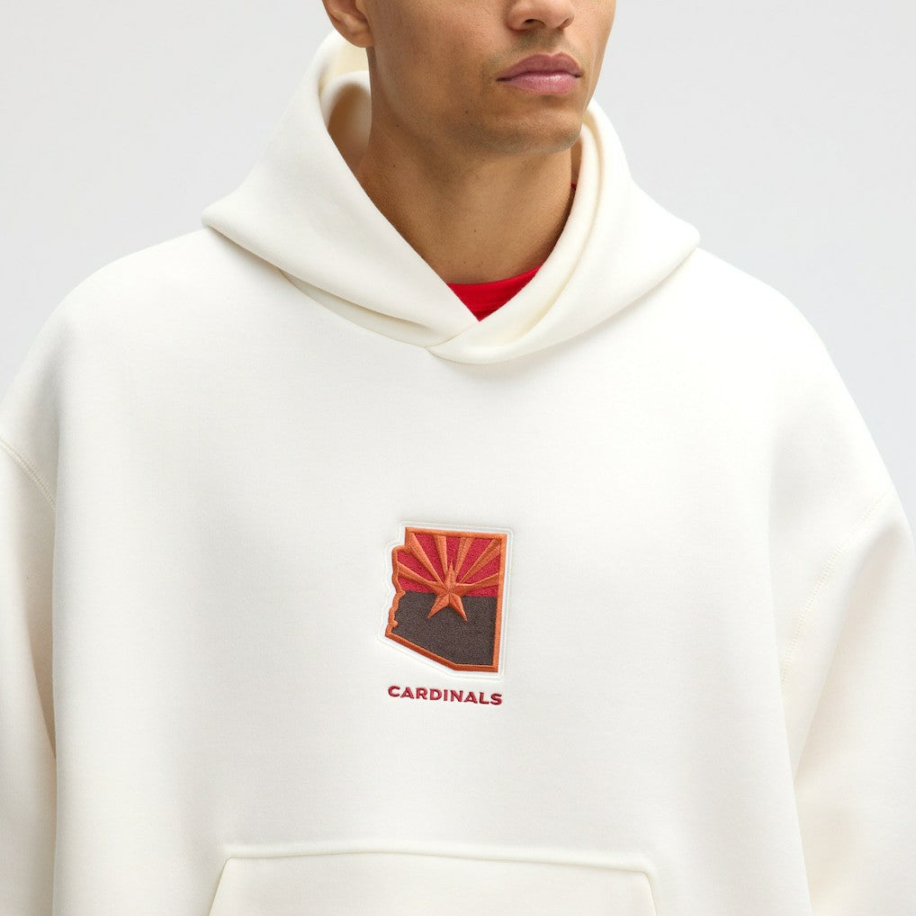 Arizona Cardinals 2025 Rivalries Collection Oversized Tech Fleece Hoodie Natural - Nike