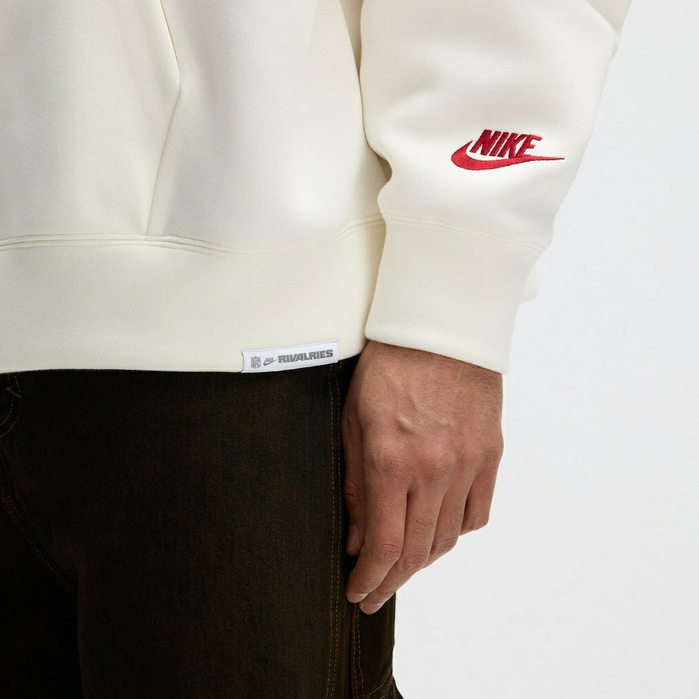 Arizona Cardinals 2025 Rivalries Collection Oversized Tech Fleece Hoodie Natural - Nike