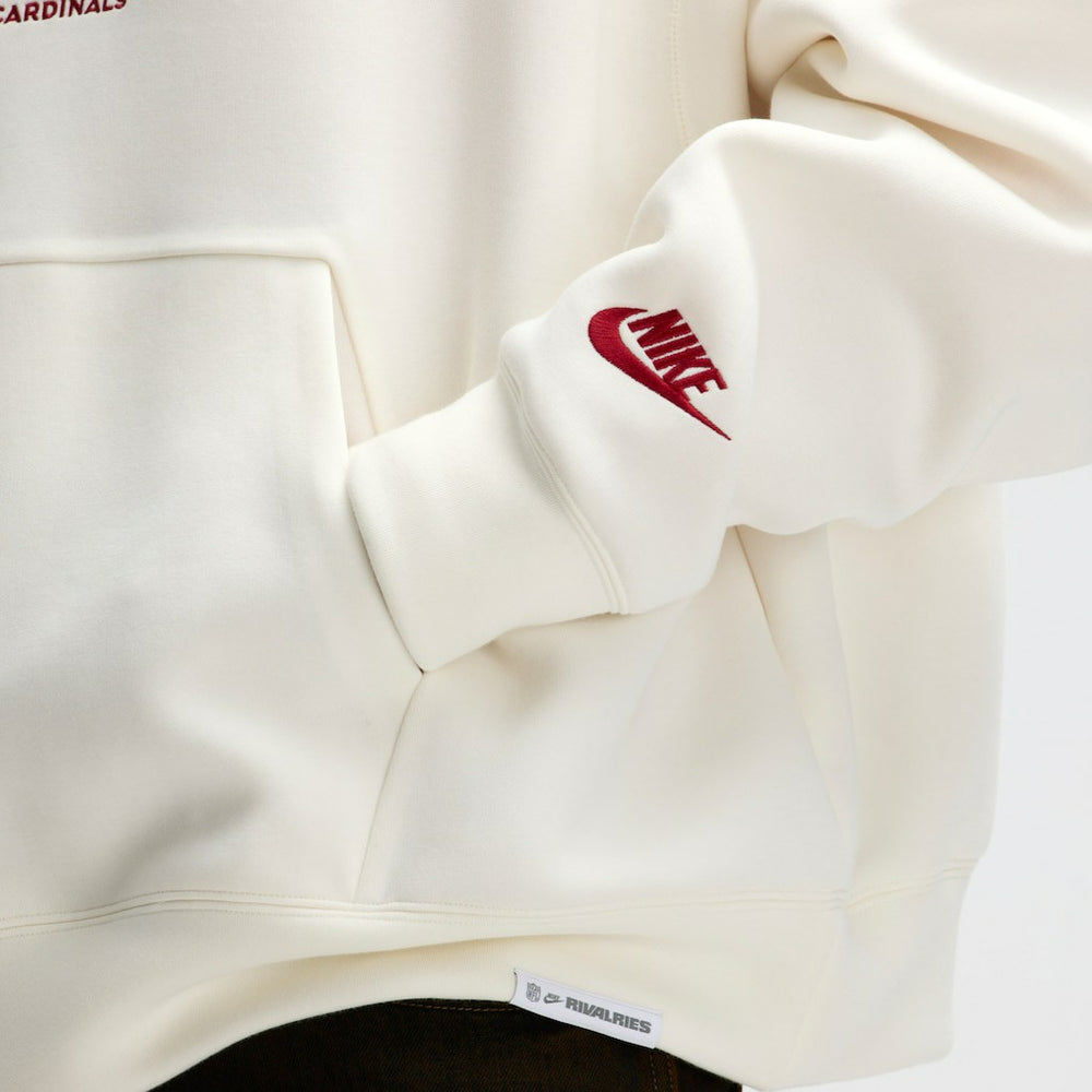 Arizona Cardinals 2025 Rivalries Collection Oversized Tech Fleece Hoodie Natural - Nike