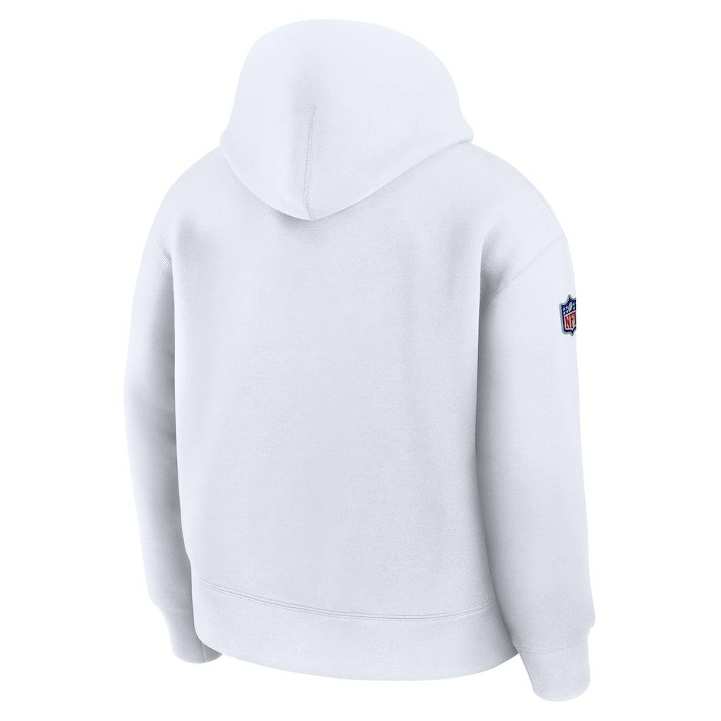 Buffalo Bills 2025 Rivalries Collection Oversized Tech Fleece Hoodie White - Nike