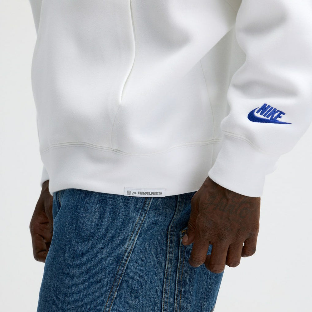 Buffalo Bills 2025 Rivalries Collection Oversized Tech Fleece Hoodie White - Nike