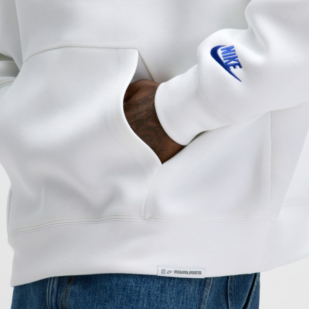 Buffalo Bills 2025 Rivalries Collection Oversized Tech Fleece Hoodie White - Nike