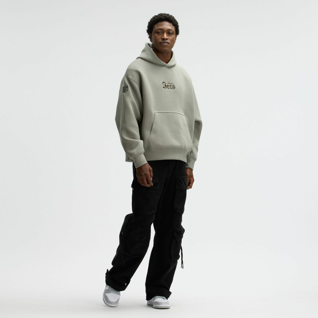 New York Jets 2025 Rivalries Collection Oversized Tech Fleece Hoodie Gotham Green - Nike