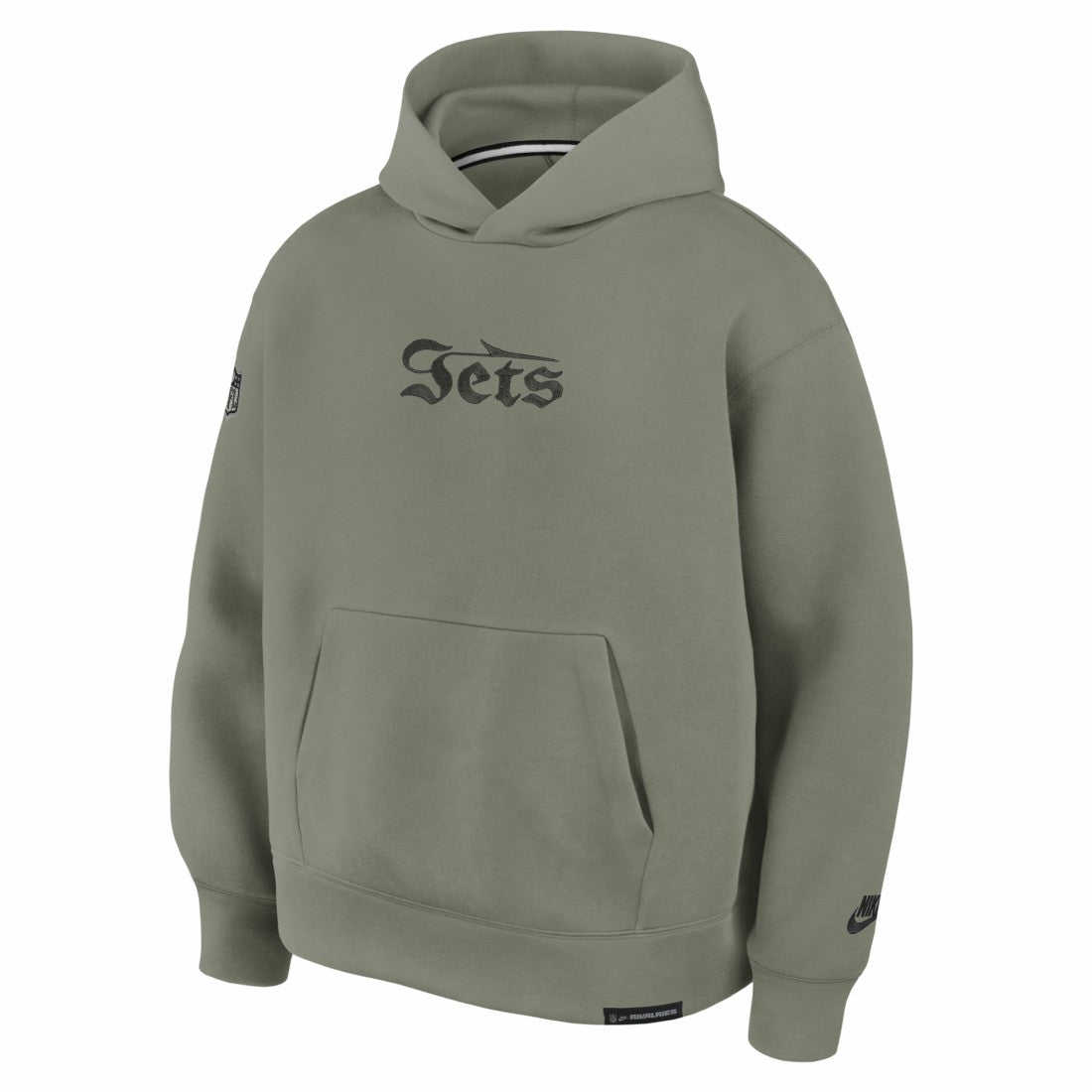 New York Jets 2025 Rivalries Collection Oversized Tech Fleece Hoodie Gotham Green - Nike