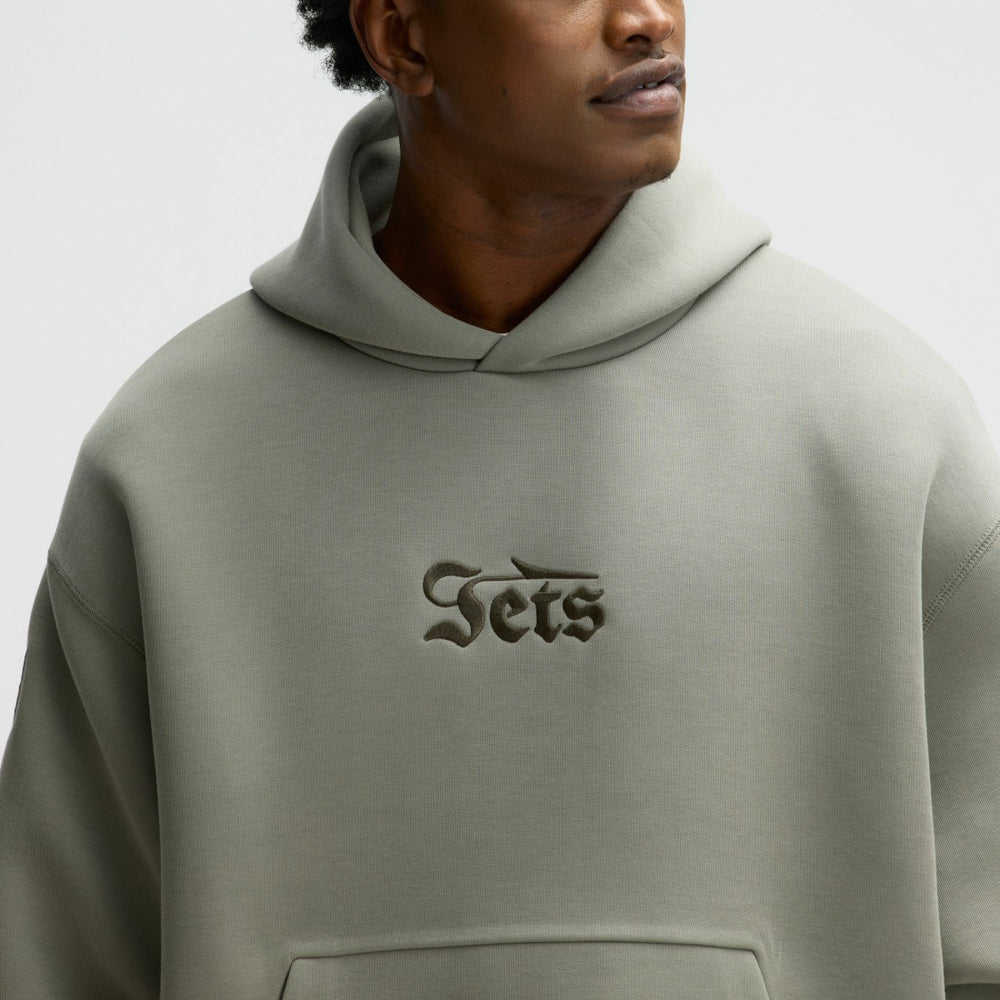 New York Jets 2025 Rivalries Collection Oversized Tech Fleece Hoodie Gotham Green - Nike