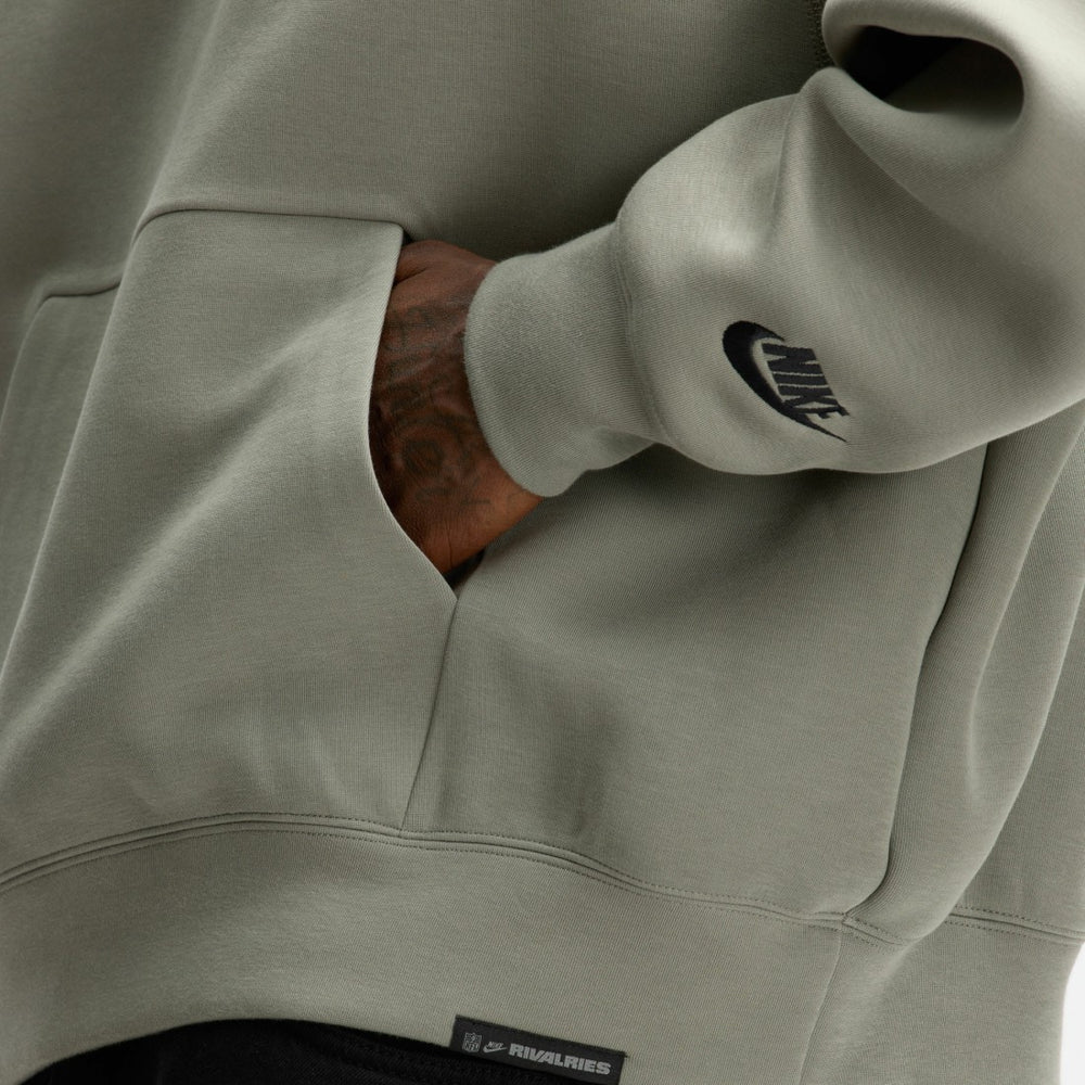 New York Jets 2025 Rivalries Collection Oversized Tech Fleece Hoodie Gotham Green - Nike