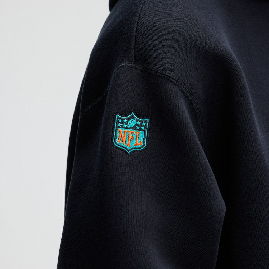 Miami Dolphins 2025 Rivalries Collection Oversized Tech Fleece Hoodie Pitch Blue - Nike