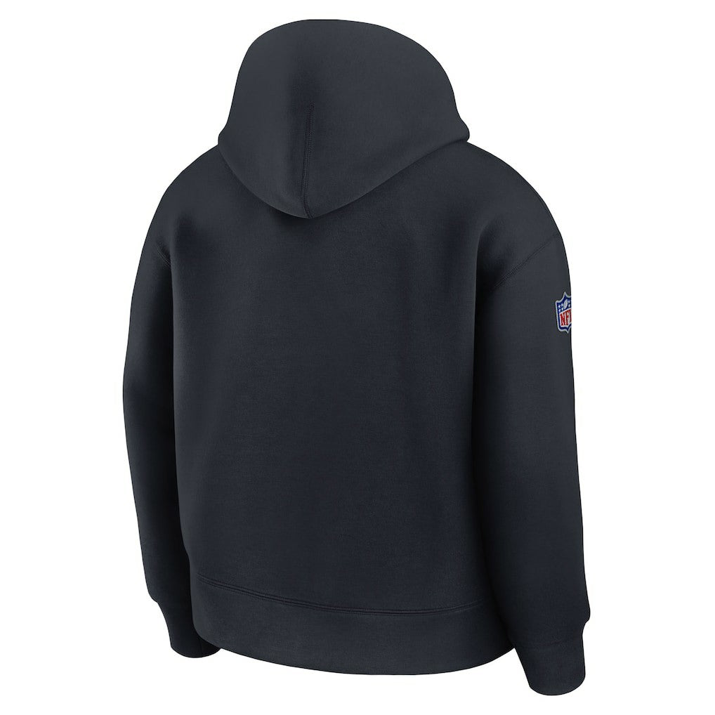 Miami Dolphins 2025 Rivalries Collection Oversized Tech Fleece Hoodie Pitch Blue - Nike