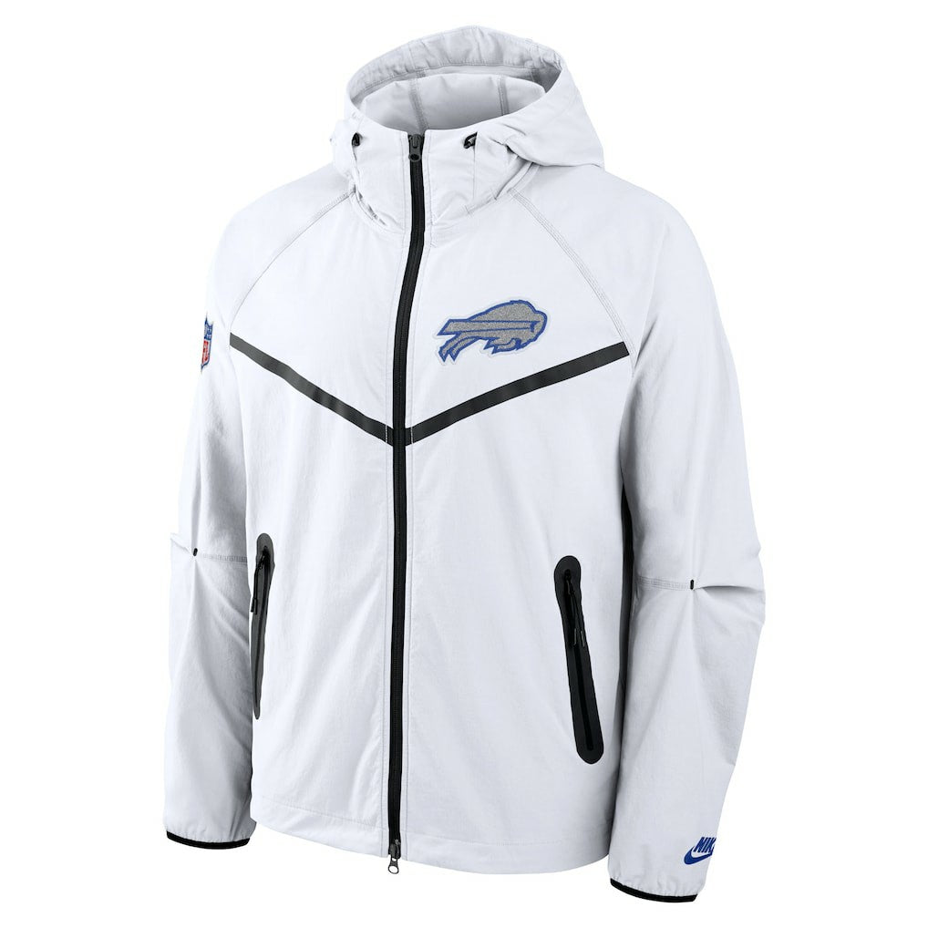 Buffalo Bills 2025 Rivalries Collection Tech Raglan Full-Zip Jacket White - Nike