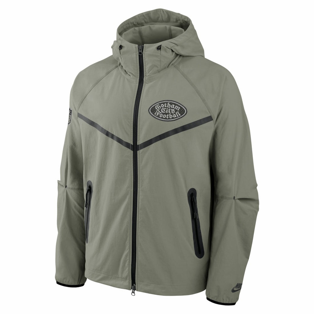 New York Jets 2025 Rivalries Collection Tech Raglan Full-Zip Jacket Gotham Green - Nike