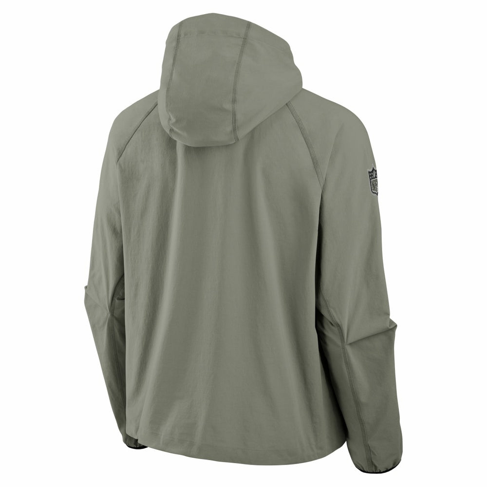 New York Jets 2025 Rivalries Collection Tech Raglan Full-Zip Jacket Gotham Green - Nike