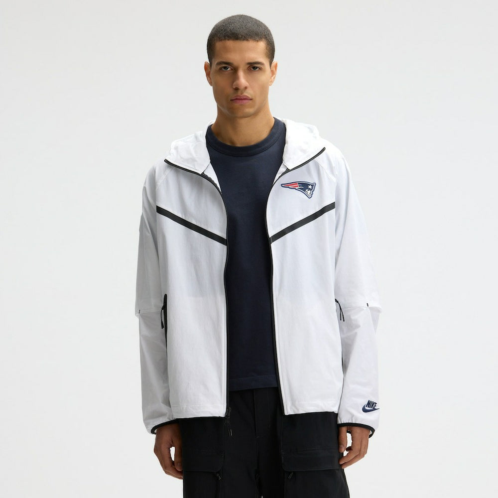 New England Patriots 2025 Rivalries Collection Tech Raglan Full-Zip Jacket White - Nike