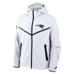New England Patriots 2025 Rivalries Collection Tech Raglan Full-Zip Jacket White - Nike