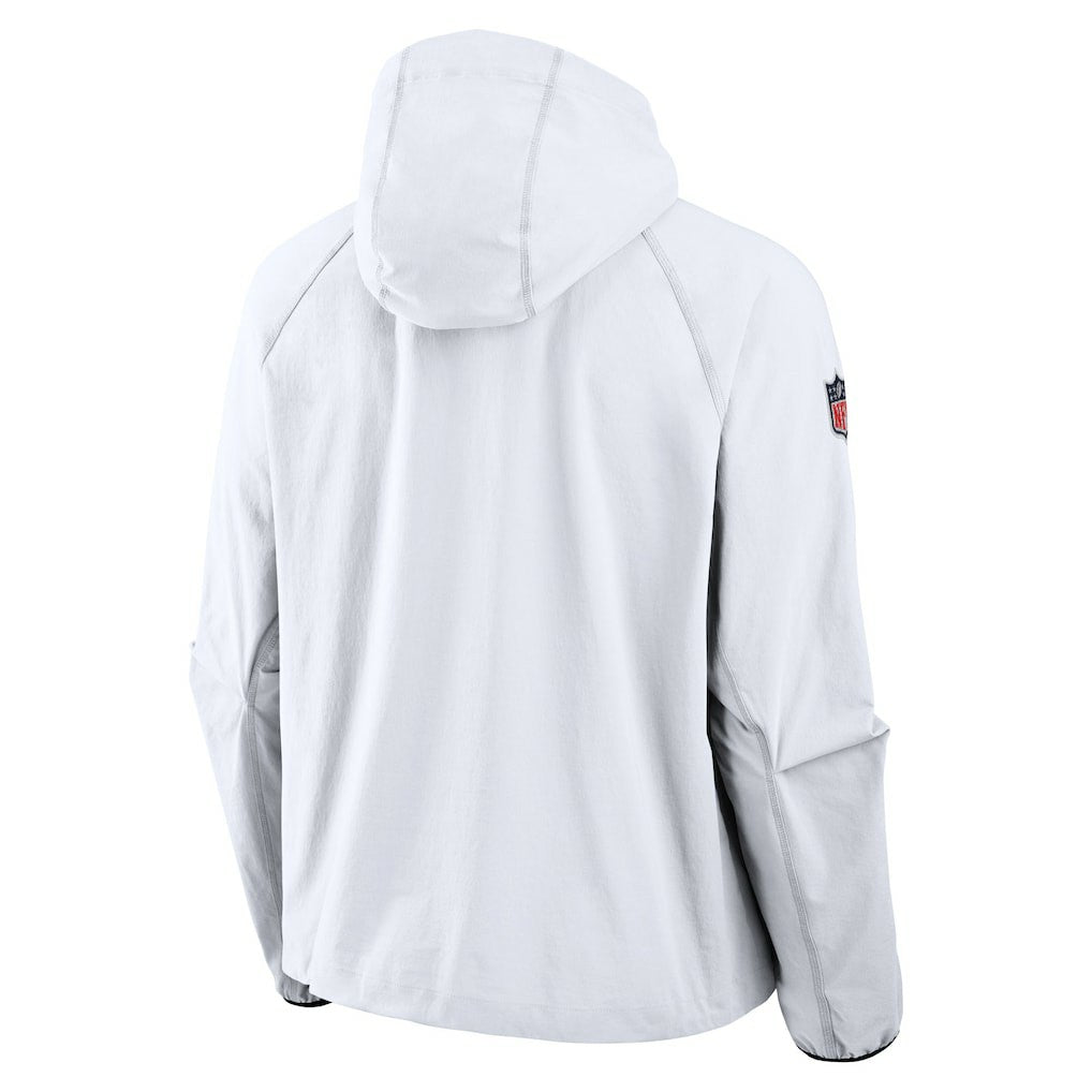 New England Patriots 2025 Rivalries Collection Tech Raglan Full-Zip Jacket White - Nike