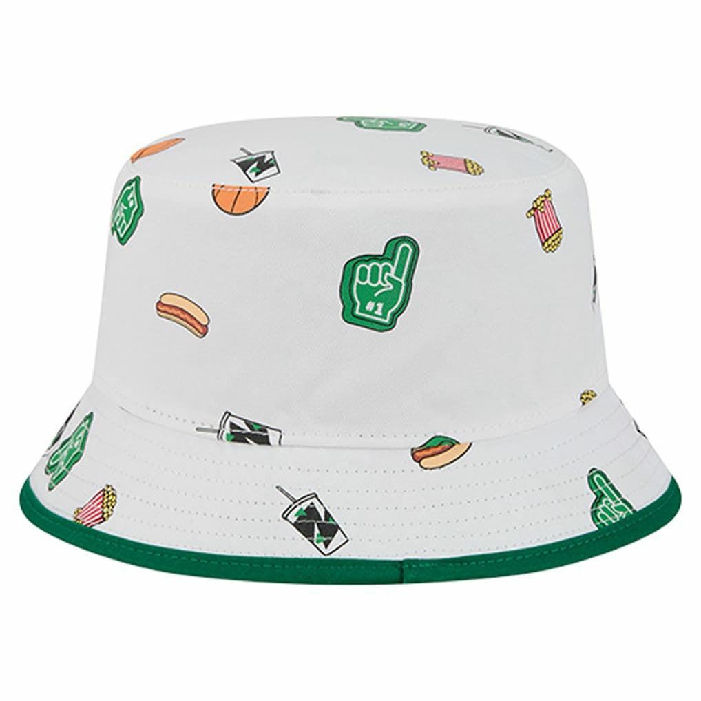 New Era - Boston Celtics Team Cheer Reversible Bucket Hat - White