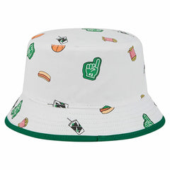 New Era - Boston Celtics Team Cheer Reversible Bucket Hat - White