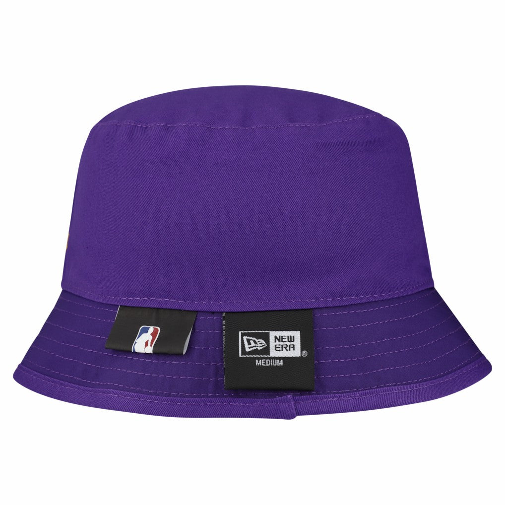 New Era - Los Angeles Lakers Team Cheer Reversible Bucket Hat - White