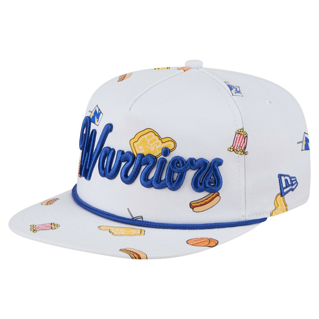 New Era - Golden State Warriors Team Cheer Rope 19TWENTY Adjustable Hat - White