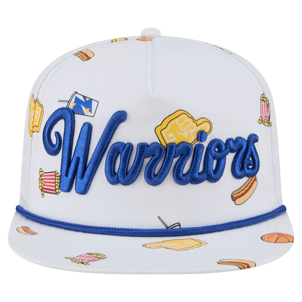 New Era - Golden State Warriors Team Cheer Rope 19TWENTY Adjustable Hat - White